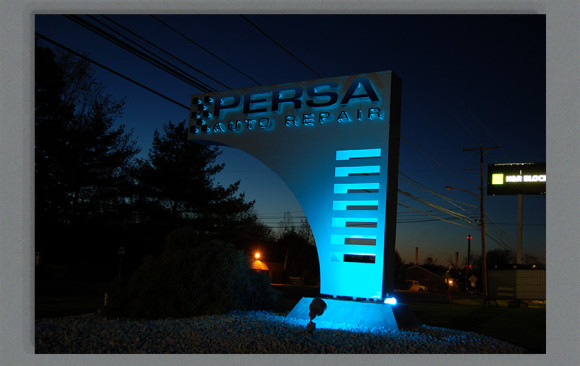 Persa Road Sign