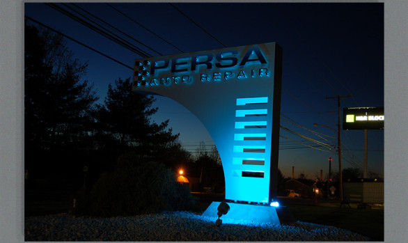 Persa Road Sign